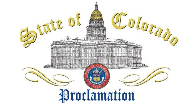 State of Colorado Proclamation